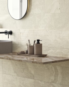  TRAVERTINO DI CARACALLA WIRE BIANCO MATE 20X60 CRISTACER