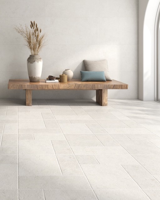 MONTPELLIER BLANCO 60X60 RELIEVE ADZ GEOTILES