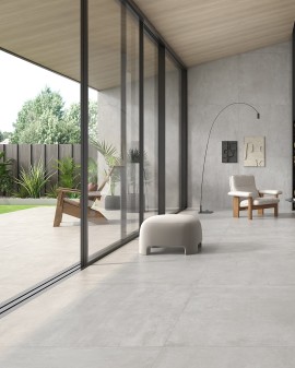 CARRELAGE EFFET BÉTON ARGON 60X60 2CM GEOTILES