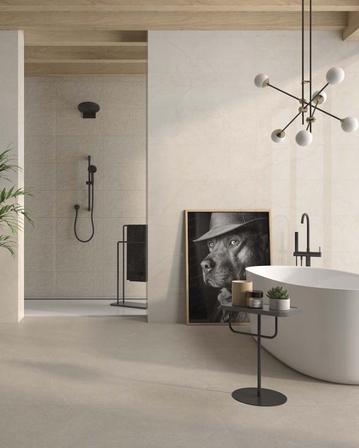 VITTORIA MARFIL PASTA BLANCA 33,3X100 GEOTILES 
