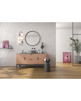 FAÏENCE MARBLE LOOK ARTEMISA BLANCO BRILLANT RLV 31,6X60 GEOTILES
