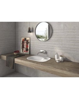 PAVIMENTO STONE LOOK PASTA ROJA LANDER 45X45 MATE GEOTILES