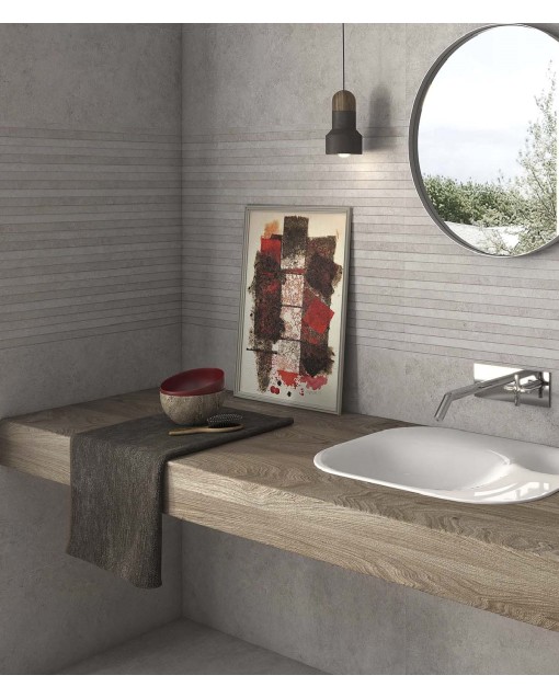 CARRELAGE EFFET PIERRE EN PÂTE ROUGE LANDER 45X45 MAT GEOTILES