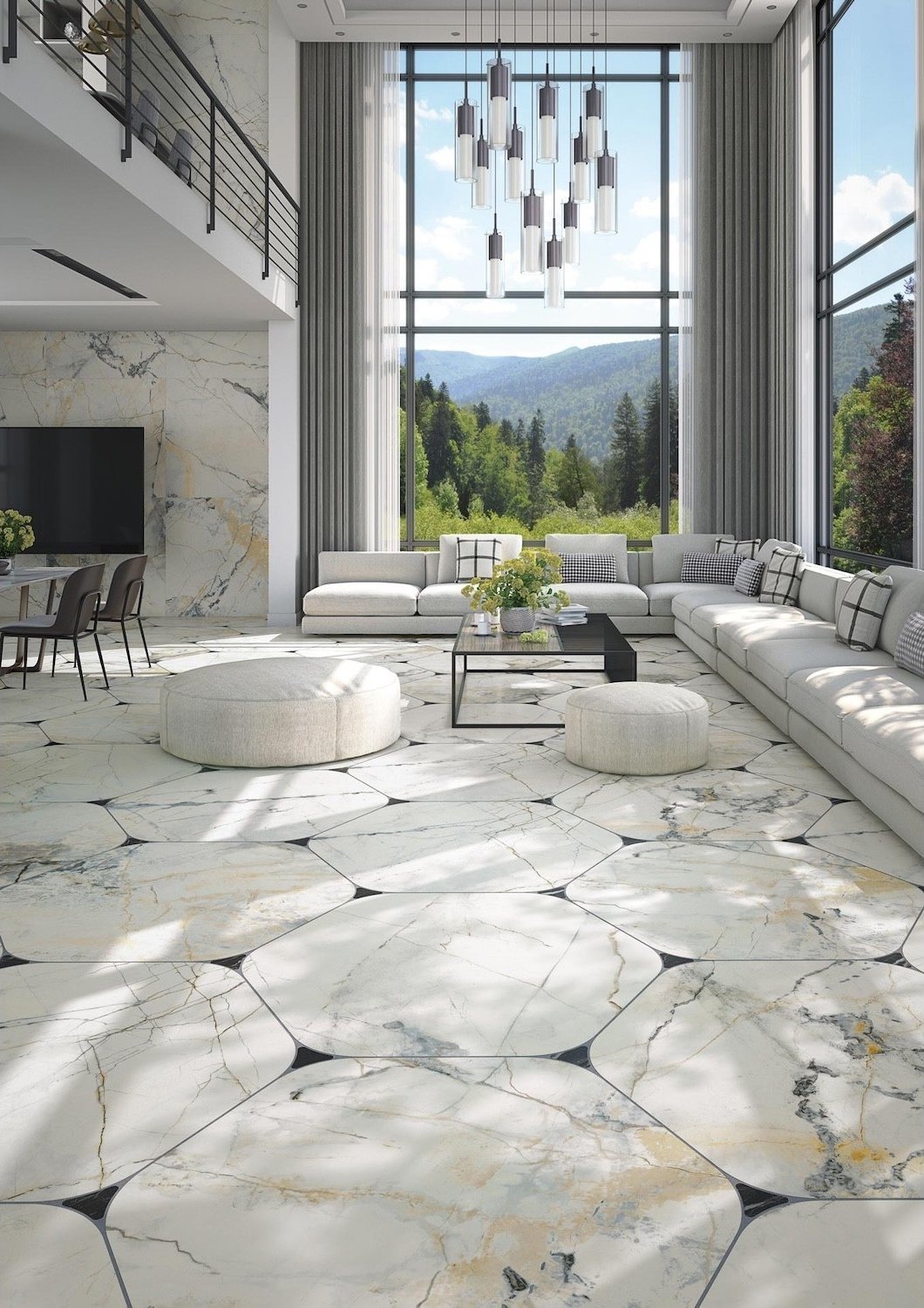 MARBLELOUS ERDEK  HEX. MATE 108.5X118,9 VIVES 