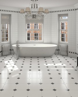 PAVIMENTO PASTA ROJA BLACK/WHITE ALASKA 31,6X31,6 MATE VIVES