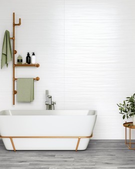 ALASKA WHITE WALL TILE 39.6X119.6 BY COLORKER
