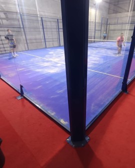 BLUE-RED PADEL 12 MM TEXTURISED ARTIFICIAL GRASS GARBRIC