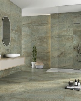 LAB. IRON METAL EFFECT PORCELAIN TILE PRISSMACER