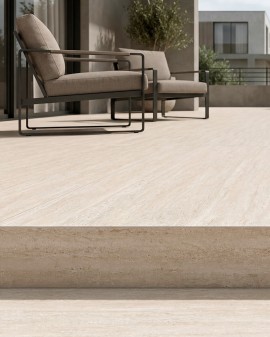 GRÈS CÉRAME EFFET PIERRE CAESAR 60X120 ANTIDERAPANT 2CM PRISSMACER