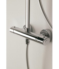 Shower column Ovale faucet adjustable thermostat
