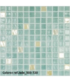 Mosaico Colors+ Vidrepur 2,5x2,5  / Jade 