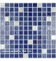 Mosaico Colors+ Vidrepur 2,5x2,5  / Turquesa