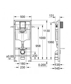 Kit Cistern Recessed