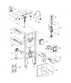 Kit Cistern Recessed