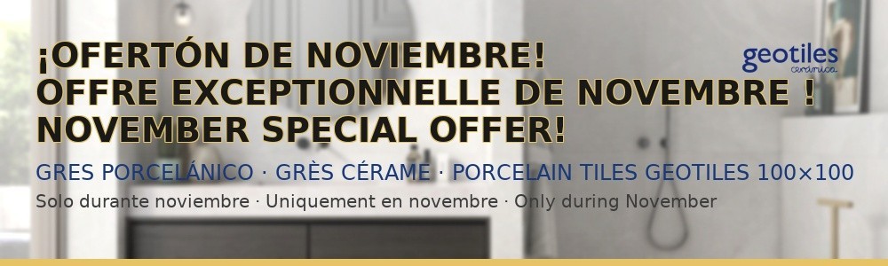 Geotiles 100x100 Special Promotion | Large-format porcelain November 2025