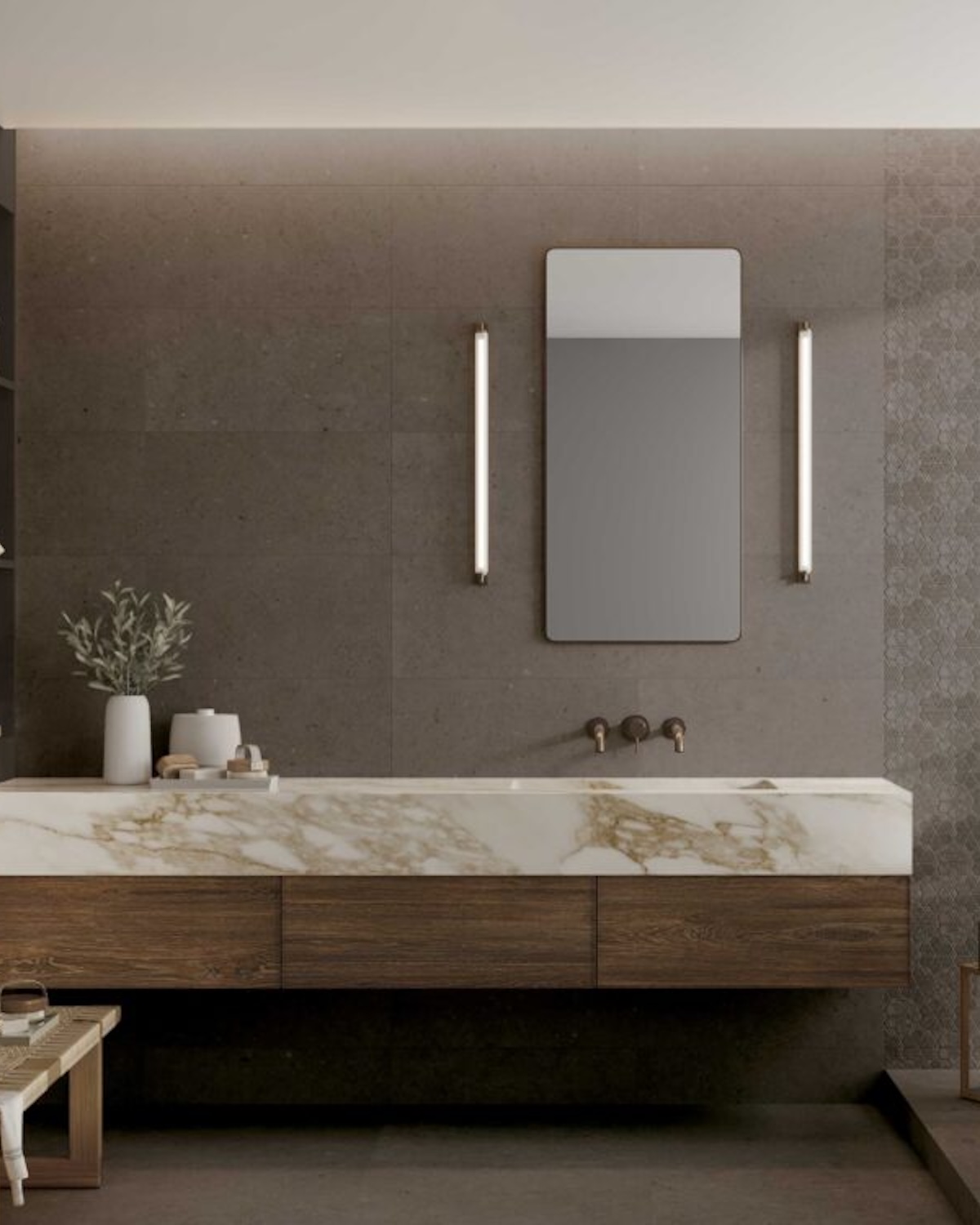 PORCELÁNICO EFECTO CEMENTO CEMENT STONE AZULEV