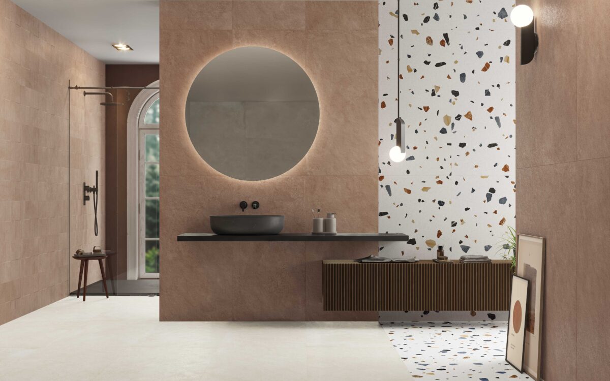 PORCELÁNICO PASTA BLANCA COLORED STONE MATE 33X100 AZULEV